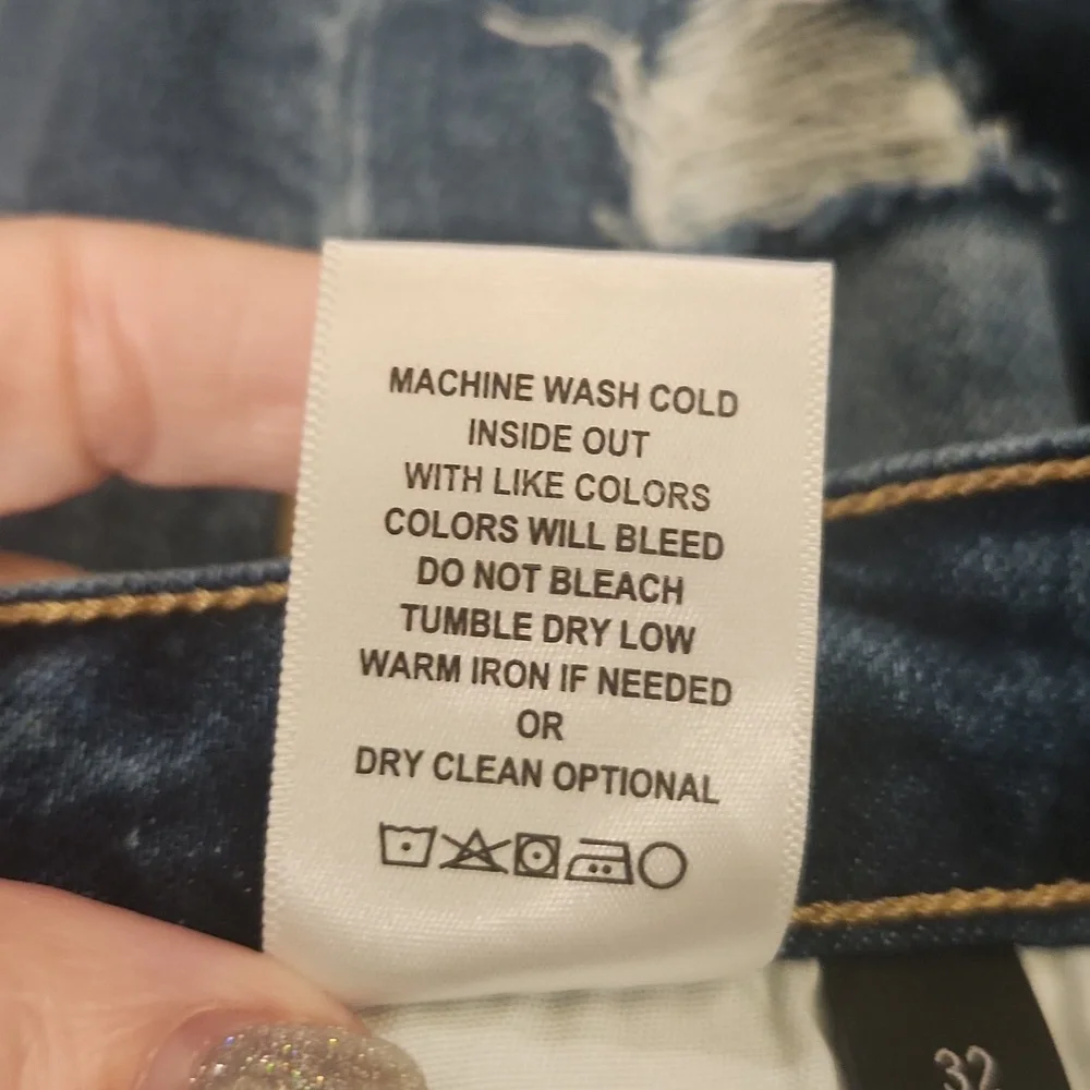 Flying Monkey Disclosure High Rise Light Blue Skinny Jeans Size 32, New W/O Tag! - Picture 8 of 13